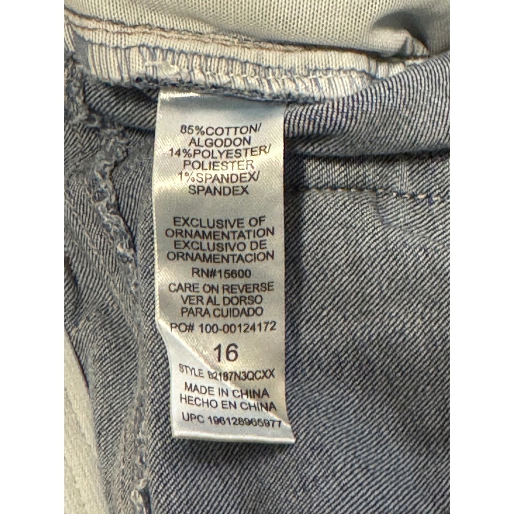 NWT Democracy‎ Women's Size 16 High Rise Slim Straight Ab Technology Jeans new - Picture 10 of 14
